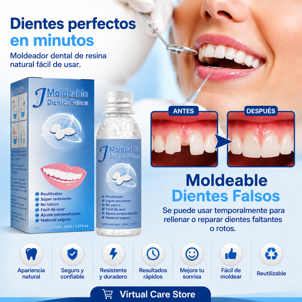 SmileKit Pro — El moldeador dental que te devuelve la confianza de sonreír en minutos + "Guía Digital Sonrisa Segura — 10 secretos para cuidar tu sonrisa y lucirla con confianza todos los días"